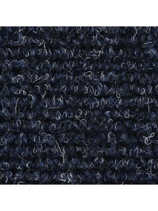 Kāpņu paklāji, 15 gab., pašlīmējoši, 56x17x3 cm, zili