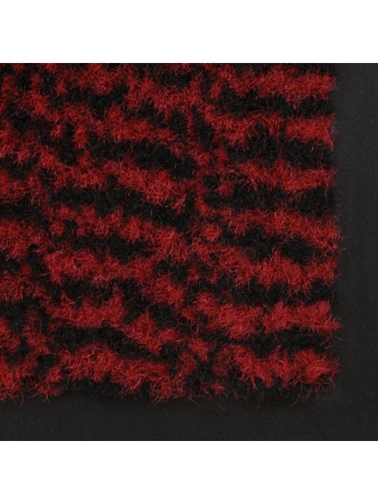 Paklājs, taisnstūra forma, 90x150 cm, plūksnains, sarkans