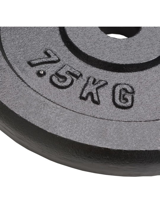 Svaru diski, 4 gab., 4x7,5 kg, čuguns