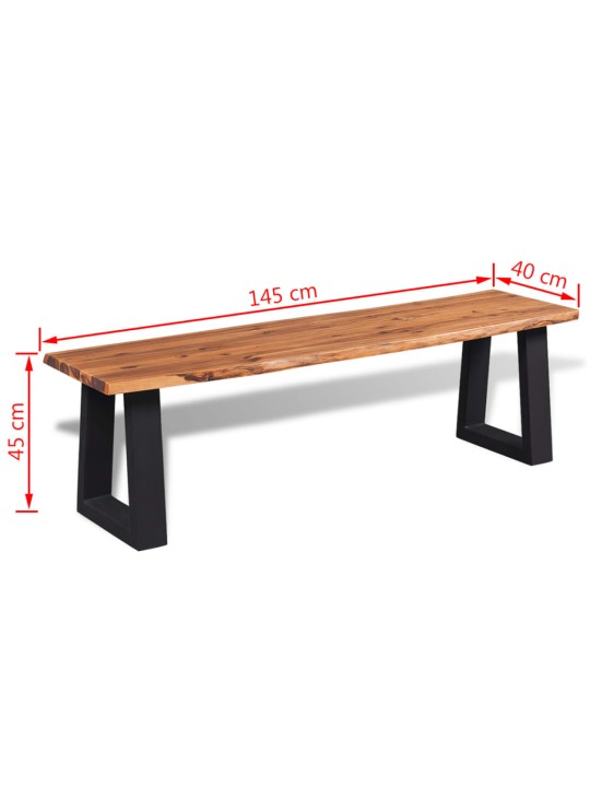 Sols, 145 cm, akācijas masīvkoks