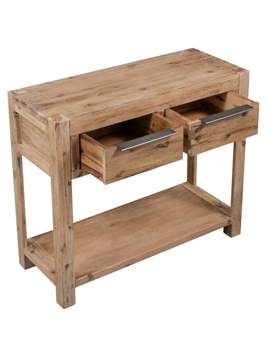 Konsoles galdiņš, 82x33x73 cm, akācijas masīvkoks
