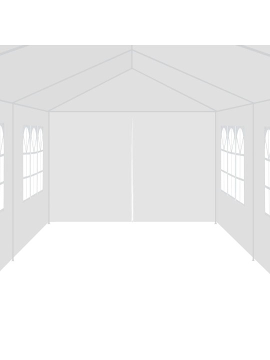 Dārza nojume, 3x12 m, balta