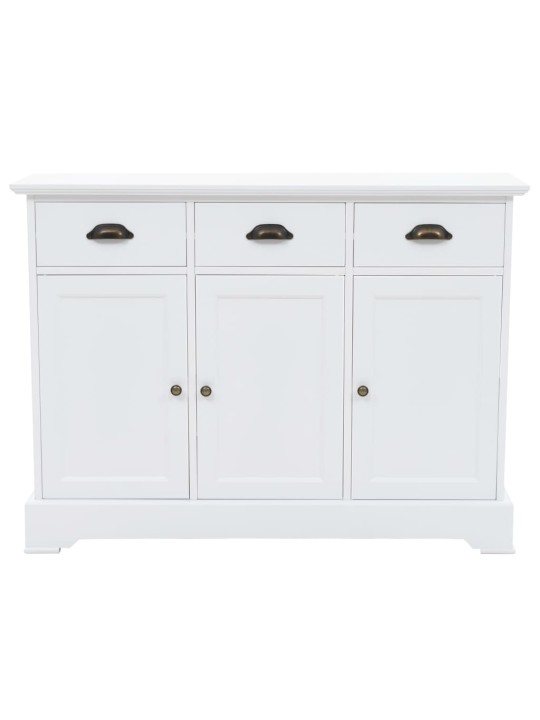 Kumode ar 3 durvīm, 105x35x77,5 cm, mdf un priedes koks