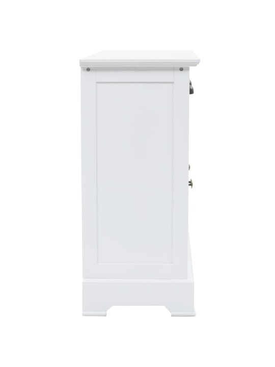 Kumode ar 3 durvīm, 105x35x77,5 cm, mdf un priedes koks