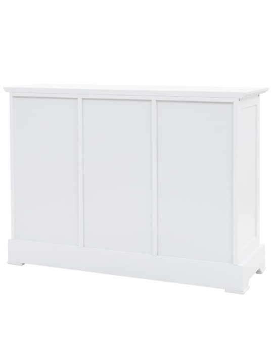 Kumode ar 3 durvīm, 105x35x77,5 cm, mdf un priedes koks