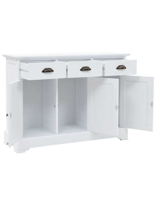Kumode ar 3 durvīm, 105x35x77,5 cm, mdf un priedes koks