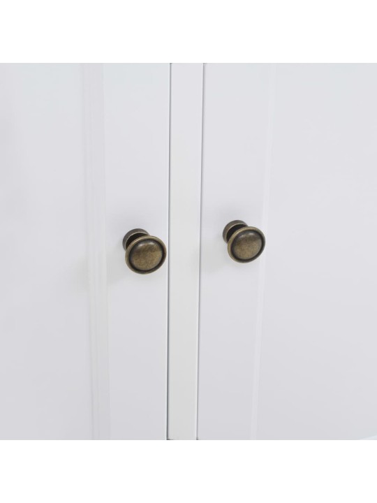 Kumode ar 3 durvīm, 105x35x77,5 cm, mdf un priedes koks