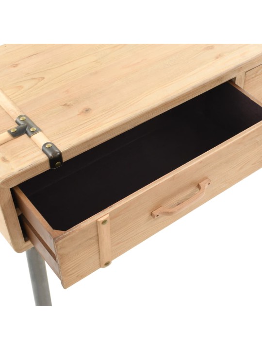 Konsoles galdiņš, 115x40,5x76 cm, egles masīvkoks