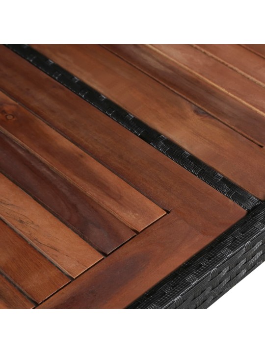 Dārza galds, 240x90x74 cm, pe rotangpalma, akācijas masīvkoks