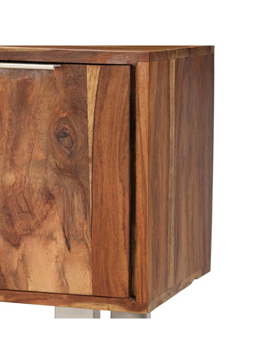 Tv skapītis, 118x30x40 cm, masīvs rožkoks, medus krāsas apdare