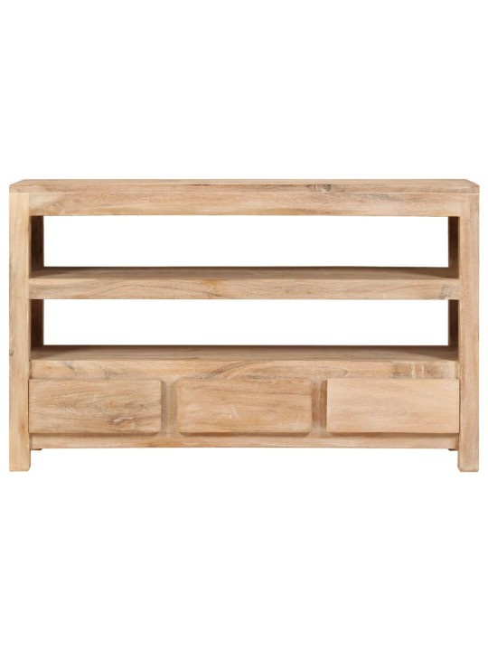 Tv skapītis, 90x30x55 cm, akācijas masīvkoks, gaiši brūns