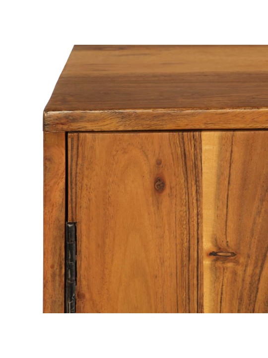 Kumode, brūna, 110x30x70 cm, akācijas masīvkoks