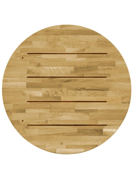Galda virsma, 700 mm, 23 mm, apaļa, ozola masīvkoks
