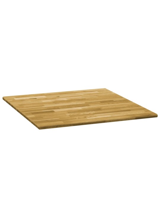 Galda virsma, 80x80 cm, 23 mm, kvadrāta forma, ozola masīvkoks