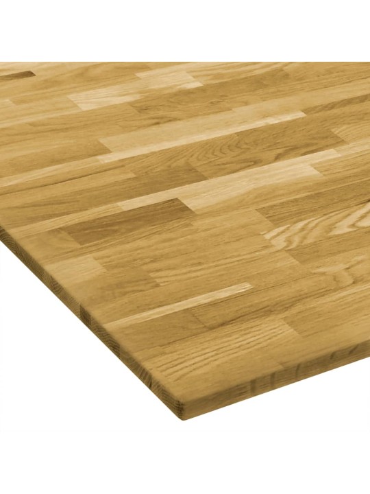 Galda virsma, 80x80 cm, 23 mm, kvadrāta forma, ozola masīvkoks