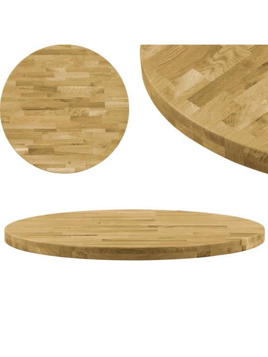 Galda virsma, 400 mm, 44 mm, apaļa, ozola masīvkoks