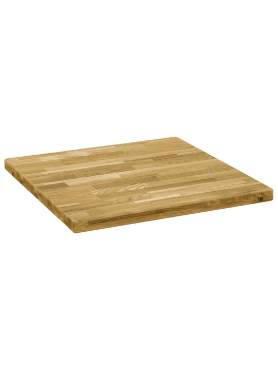 Galda virsma, 80x80 cm, 44 mm, kvadrāta forma, ozola masīvkoks