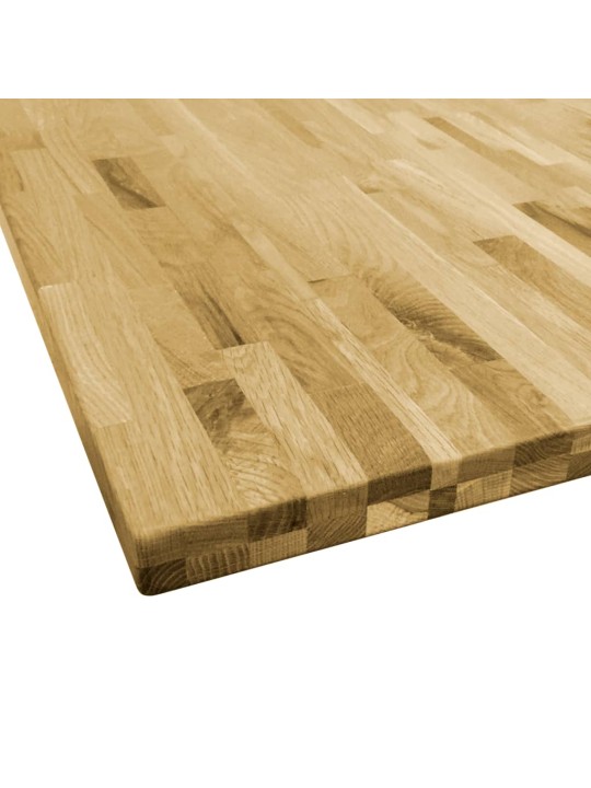 Galda virsma, 80x80 cm, 44 mm, kvadrāta forma, ozola masīvkoks