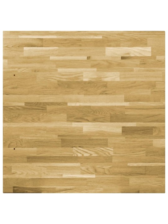 Galda virsma, 80x80 cm, 44 mm, kvadrāta forma, ozola masīvkoks