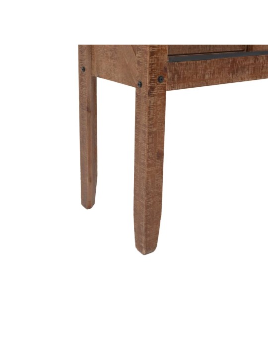 Konsoles galdiņš, brūns egles masīvkoks, 131x35,5x75 cm