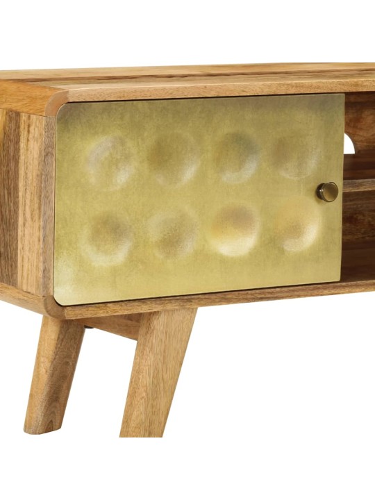 Tv skapītis, mango masīvkoks, 120x30x45 cm