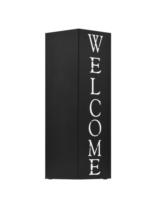 Lietussargu statīvs welcome, melns tērauds
