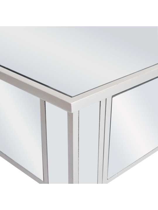 Konsoles galdiņš, 106,5x38x76,5cm, mdf un stikls