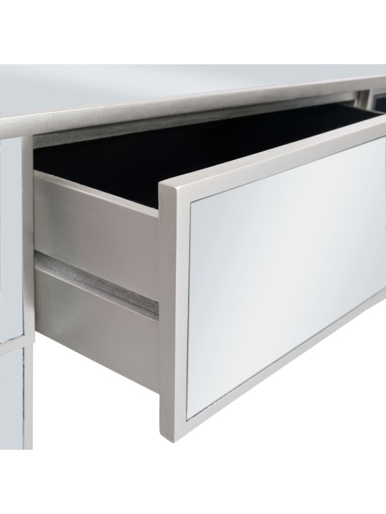 Konsoles galdiņš, 106,5x38x76,5cm, mdf un stikls