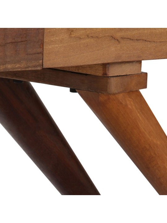Kumode, 110x30x75 cm, brūns pārstrādāts masīvkoks