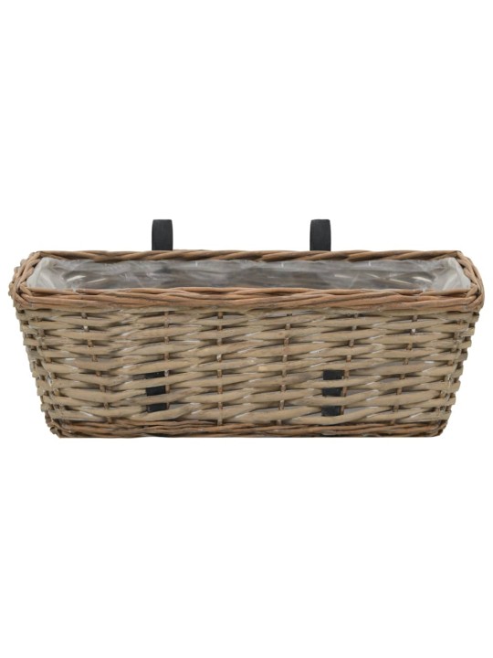 Balkona puķu kastes, 2 gab., pinums ar pe oderi, 40 cm