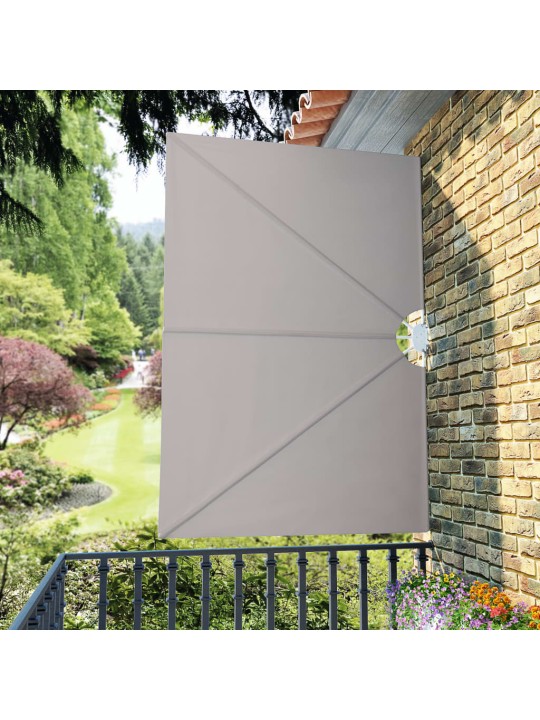 Saliekama terases sānu markīze, krēmkrāsā, 240x160 cm