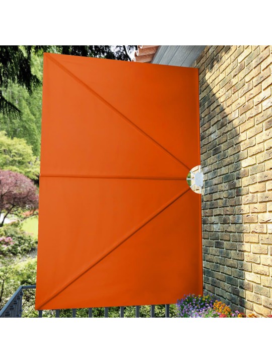 Saliekama terases sānu markīze, sarkanbrūna, 300x200 cm