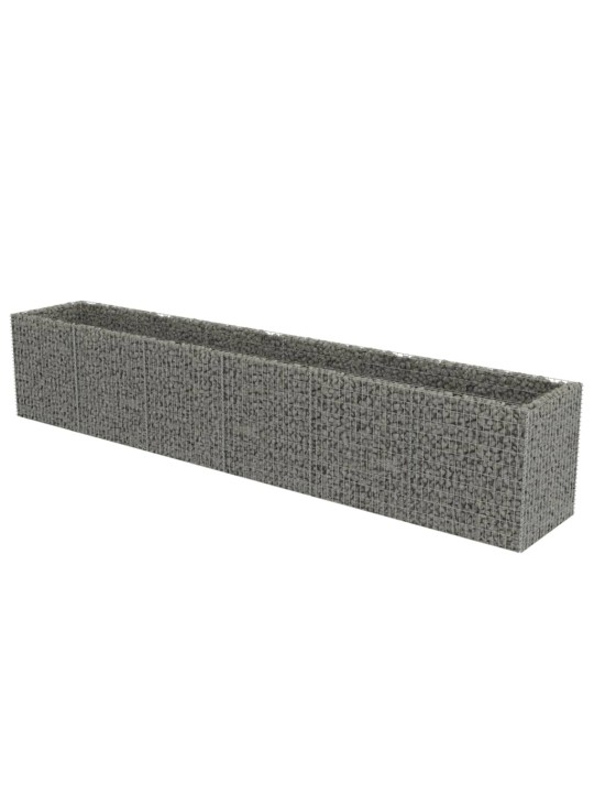Gabions, augstā puķu kaste, cinkots tērauds, 540x90x100 cm