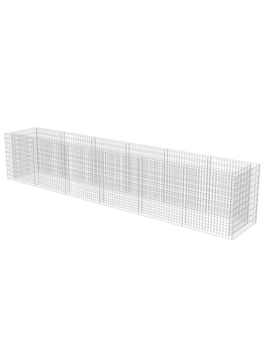 Gabions, augstā puķu kaste, cinkots tērauds, 540x90x100 cm