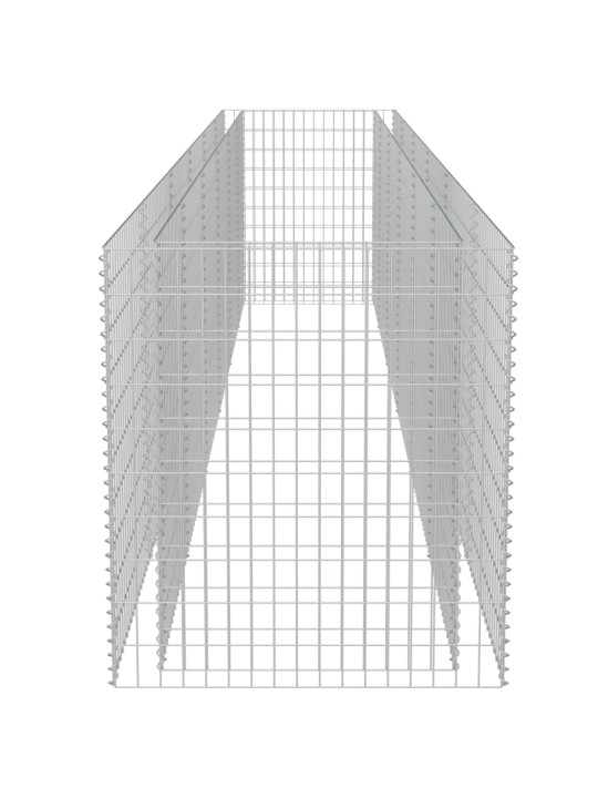 Gabions, augstā puķu kaste, cinkots tērauds, 540x90x100 cm