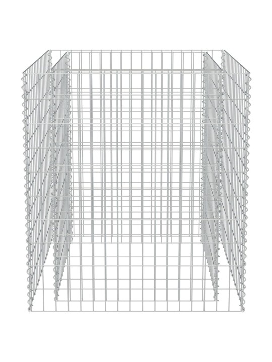 Gabions, augstā puķu kaste, cinkots tērauds, 90x90x100 cm