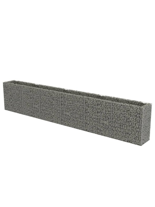 Gabions, augstā puķu kaste, cinkots tērauds, 540x50x100 cm