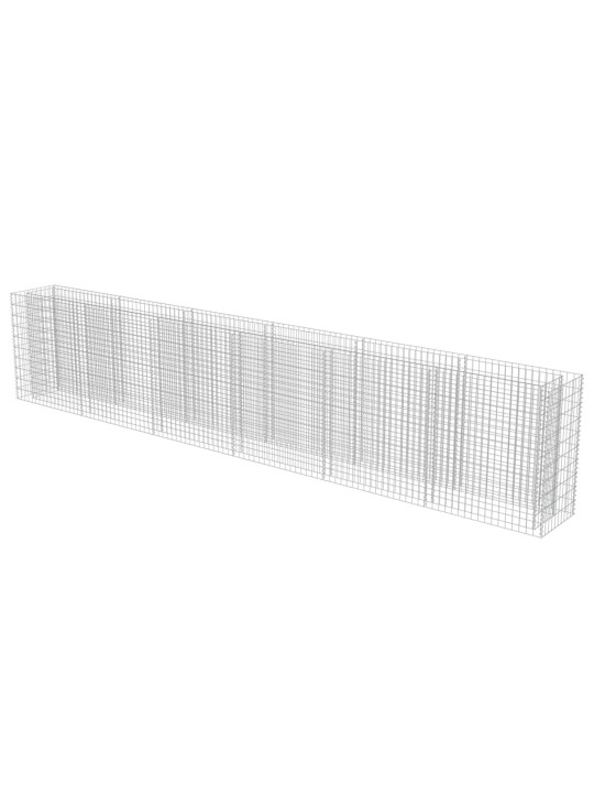Gabions, augstā puķu kaste, cinkots tērauds, 540x50x100 cm