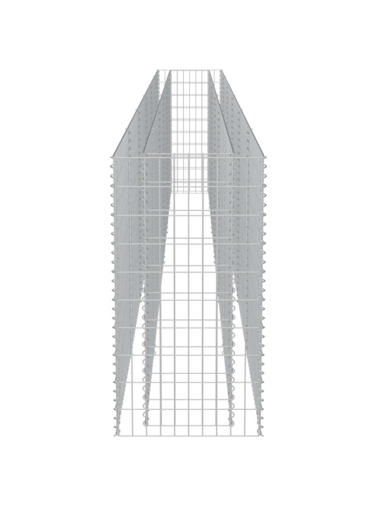 Gabions, augstā puķu kaste, cinkots tērauds, 540x50x100 cm