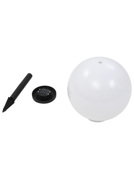 Sfēriskas āra led solārās lampas, 2 gab., 30 cm, rgb