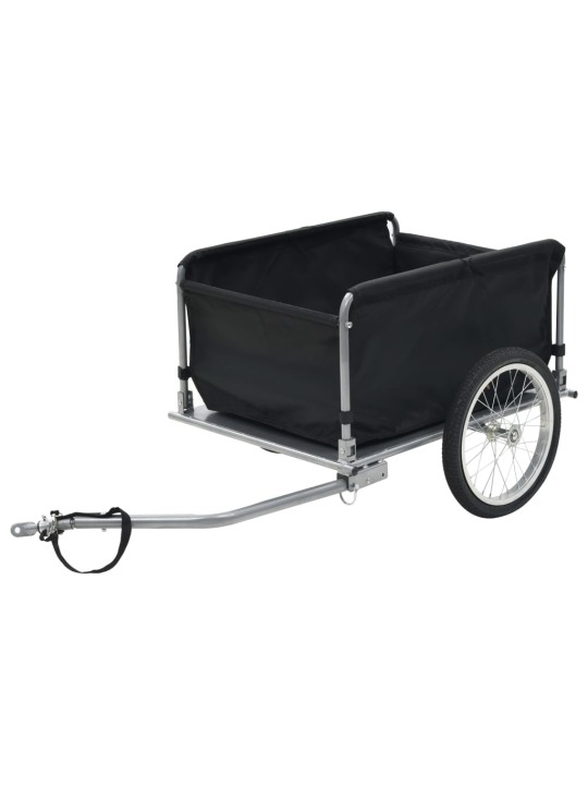 Velosipēda piekabe, 65 kg, melna ar dzeltenu