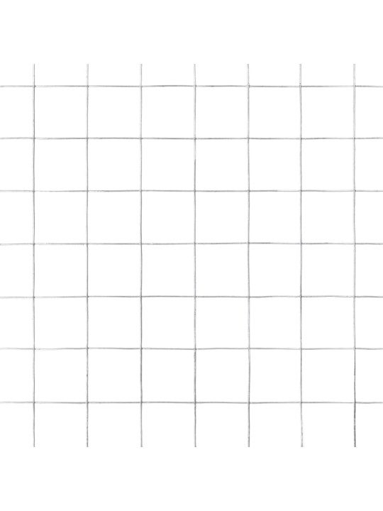 Stiepļu žogs, cinkots tērauds, 10x0,5 m, sudraba krāsā