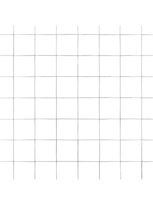Stiepļu žogs, cinkots tērauds, 10x1,5 m, sudraba krāsā
