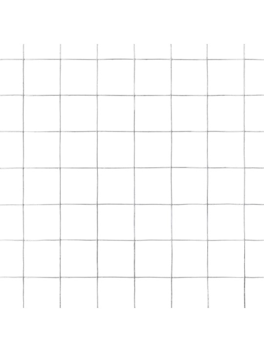 Stiepļu žogs, cinkots tērauds, 25x1,5 m, sudraba krāsā