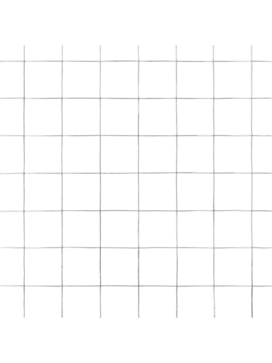 Stiepļu žogs, cinkots tērauds, 25x1,5 m, sudraba krāsā