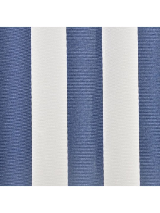 Markīzes jumts, zils ar baltu, 500x300 cm