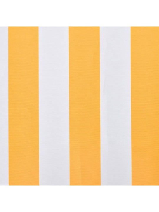 Markīzes jumts, oranžs ar baltu, 450x300 cm