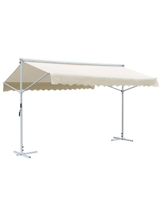 Brīvi stāvoša nojume, 4x3 m, krēmkrāsas