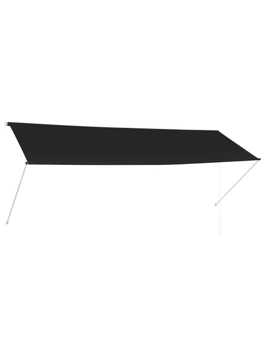 Markīze, 350x150 cm, sarullējama, antracītpelēka