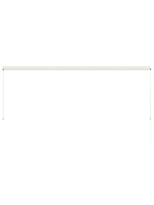 Markīze, 350x150 cm, sarullējama, krēmkrāsas